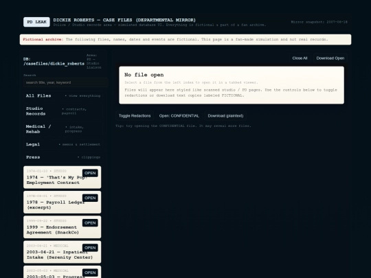 index screenshot