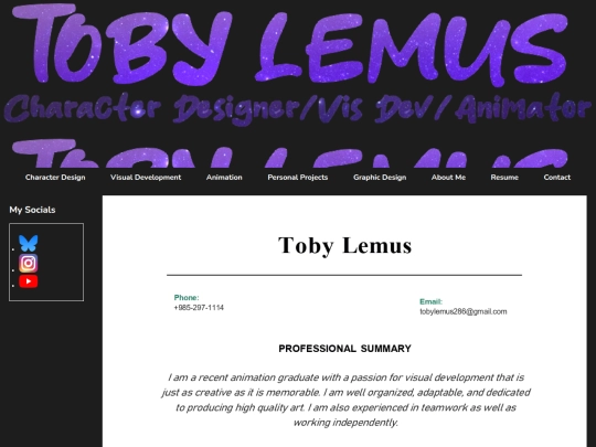 resume screenshot