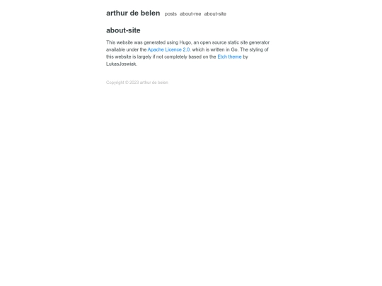 about-site screenshot