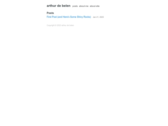 posts screenshot