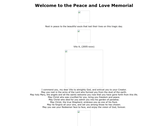 Online_Memorial screenshot