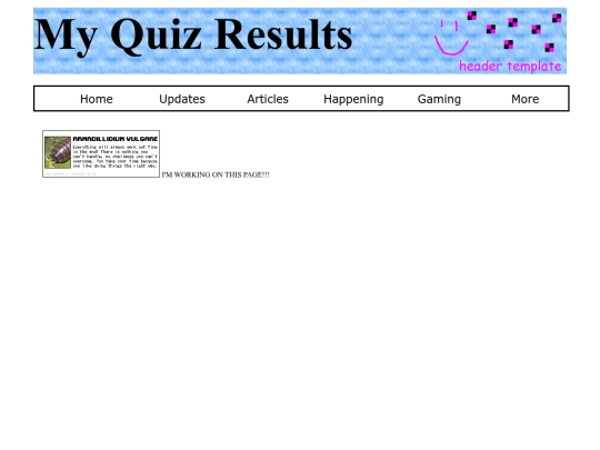 miscellaneous/myQuizResults screenshot