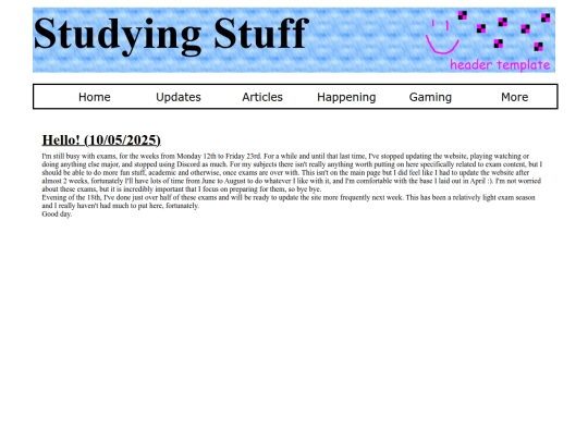 miscellaneous/studying screenshot