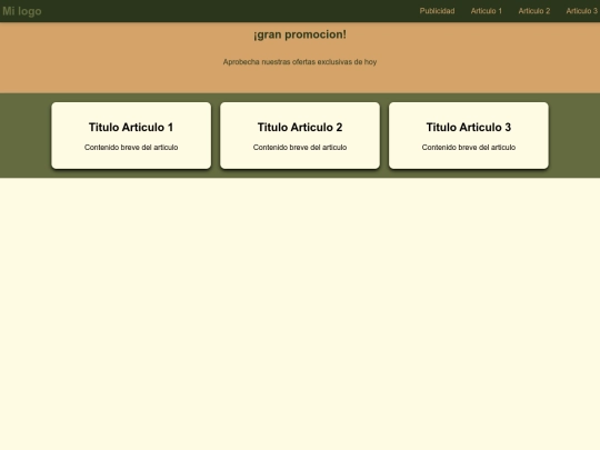 ejercicio animaciones/Secciones screenshot