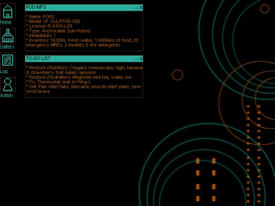 admin screenshot