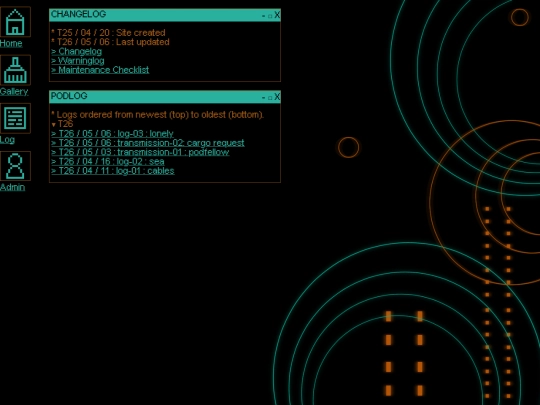 log screenshot