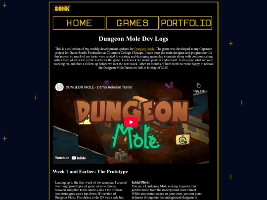DungeonMoleDevLogs screenshot