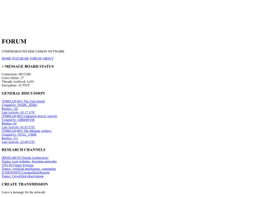 forum screenshot