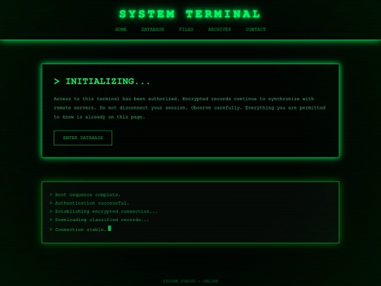 index screenshot
