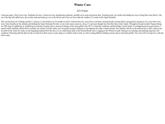 White/Wintercure screenshot