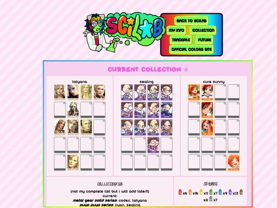 colors/collection screenshot