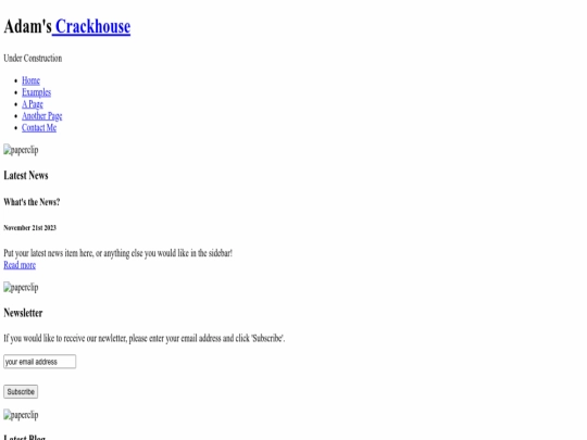 index screenshot