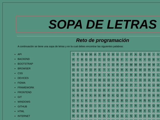 sopa screenshot