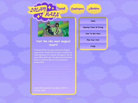 projects/dreampark/Home screenshot