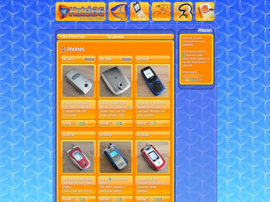 phones screenshot