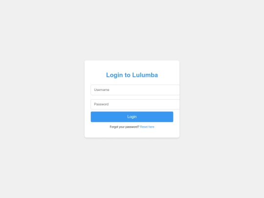 LOGIN screenshot