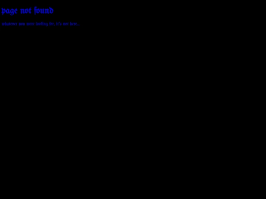 not_found screenshot