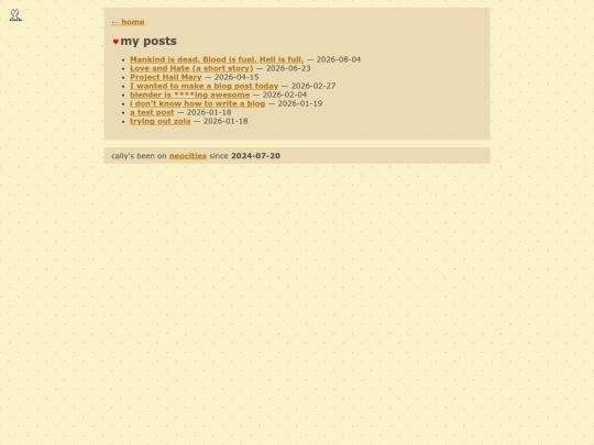 blog screenshot