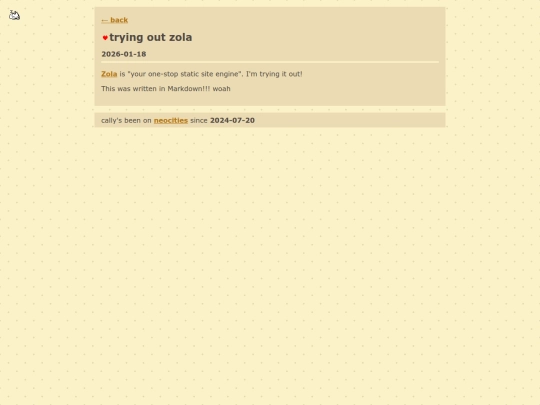 blog/zola screenshot