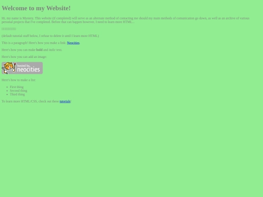 index screenshot