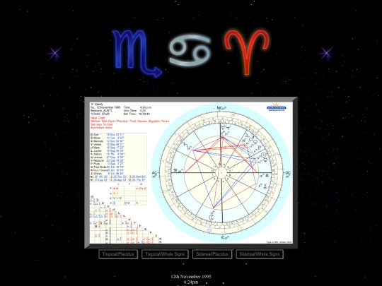 birthchart screenshot