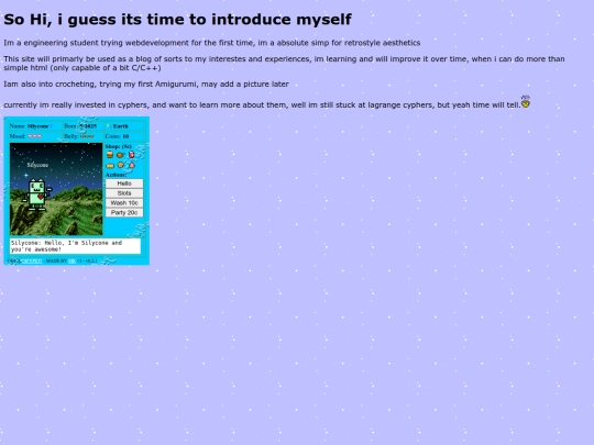 aboutme screenshot