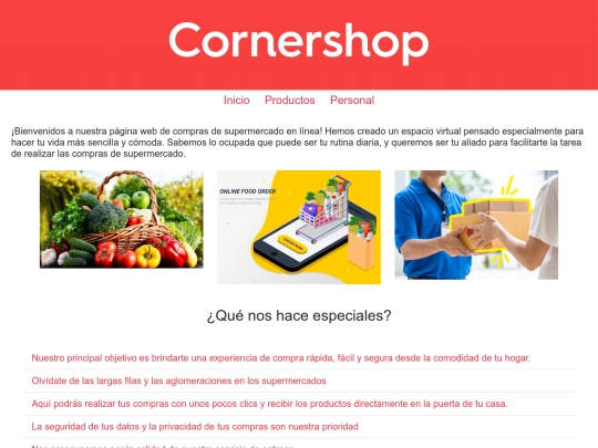 CornerShop screenshot