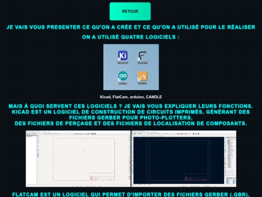 site web drone/Logiciel screenshot