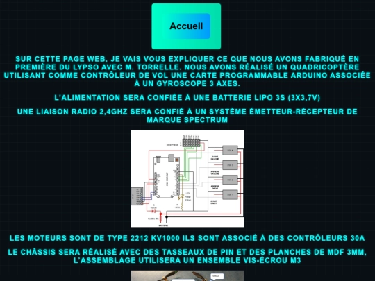 site web drone screenshot