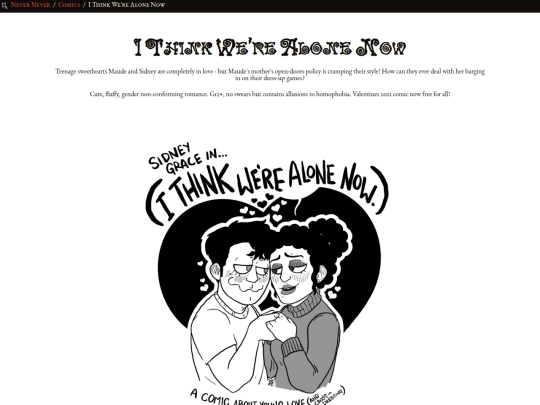 comics/ithinkwerealonenow screenshot