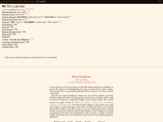 glossahortensia/acer_pseudoplatanus screenshot