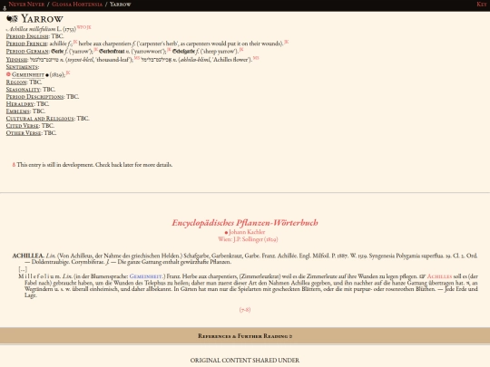 glossahortensia/achillea_millefolium screenshot