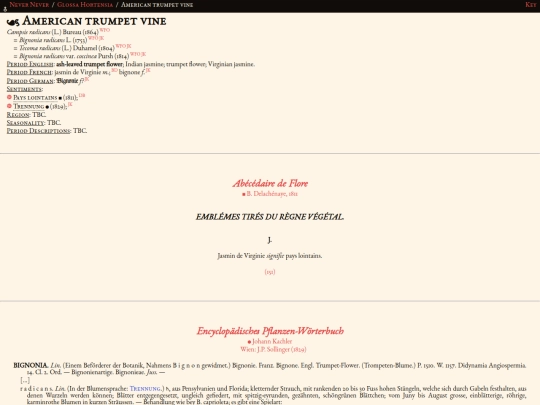 glossahortensia/campsis_radicans screenshot