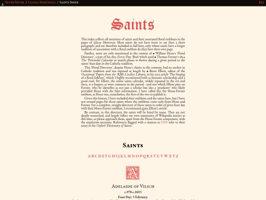 glossahortensia/culture/christian/index_saints screenshot
