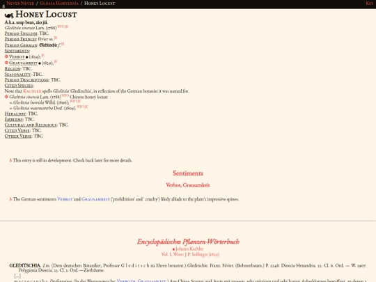 glossahortensia/gleditsia screenshot