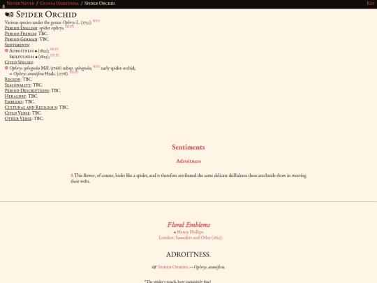 glossahortensia/ophrys_spider screenshot