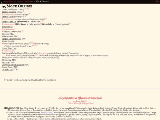glossahortensia/philadelphus screenshot