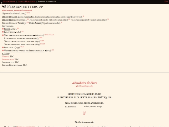 glossahortensia/ranunculus_asiaticus screenshot