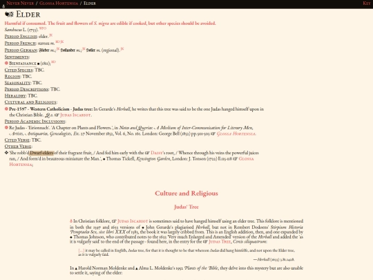 glossahortensia/sambucus screenshot