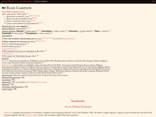 glossahortensia/silene_coronaria screenshot