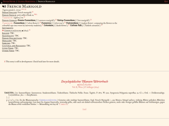 glossahortensia/tagetes_patula screenshot