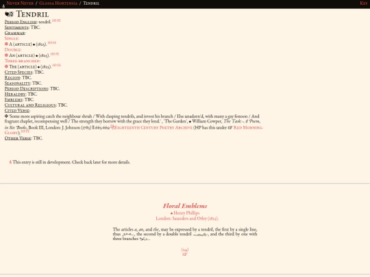 glossahortensia/tendril screenshot