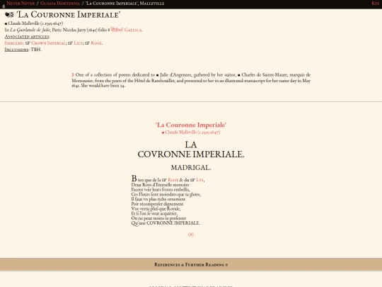 glossahortensia/verse/malleville_lacouronneimperiale_1641 screenshot