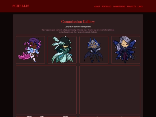 portfolio/comm_gallery screenshot