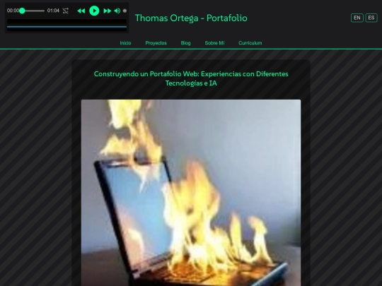 es/blog/portfolio-and-AI screenshot