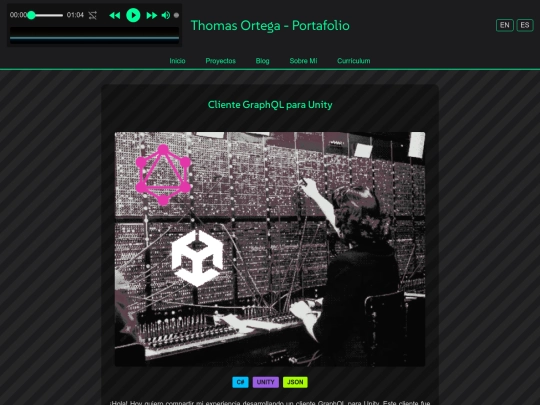 es/projects/graphql-client-unity screenshot