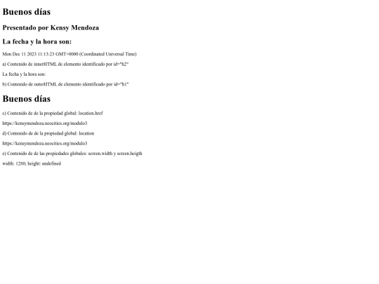 modulo3 screenshot