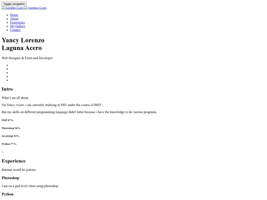 index screenshot