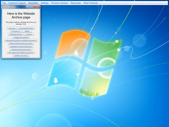 WebArch screenshot
