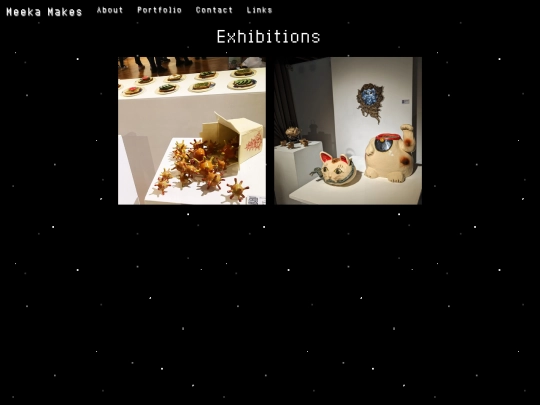 exhibits screenshot